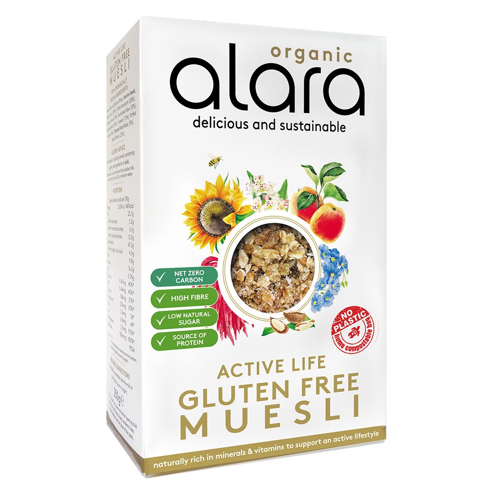  - Alara Active Life Organic Gluten Free Muesli 250g (1)