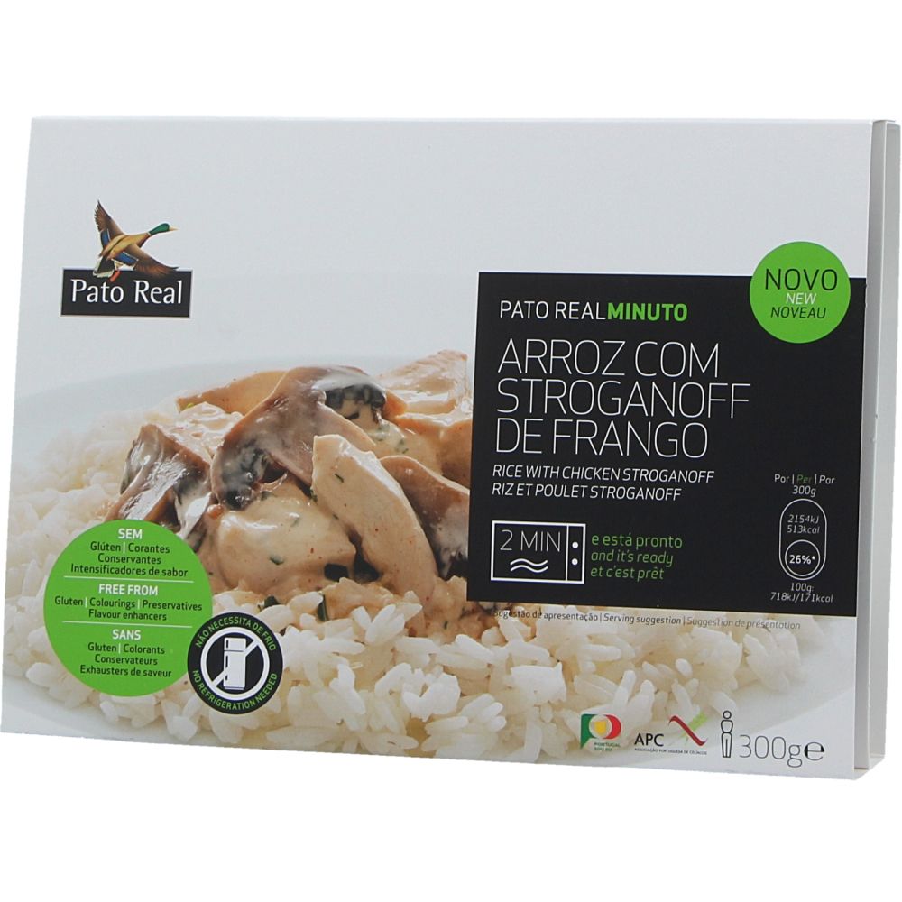  - Pato Real Ready Meal Rice With Chicken Stroganoff 300g (1)