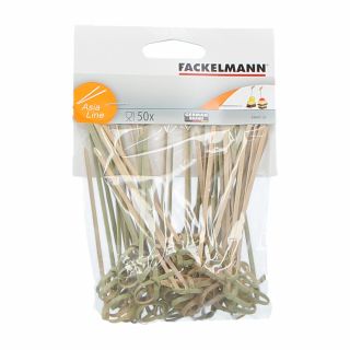  - Palito Espetadas Bambu 10cm Facklemann 50Un