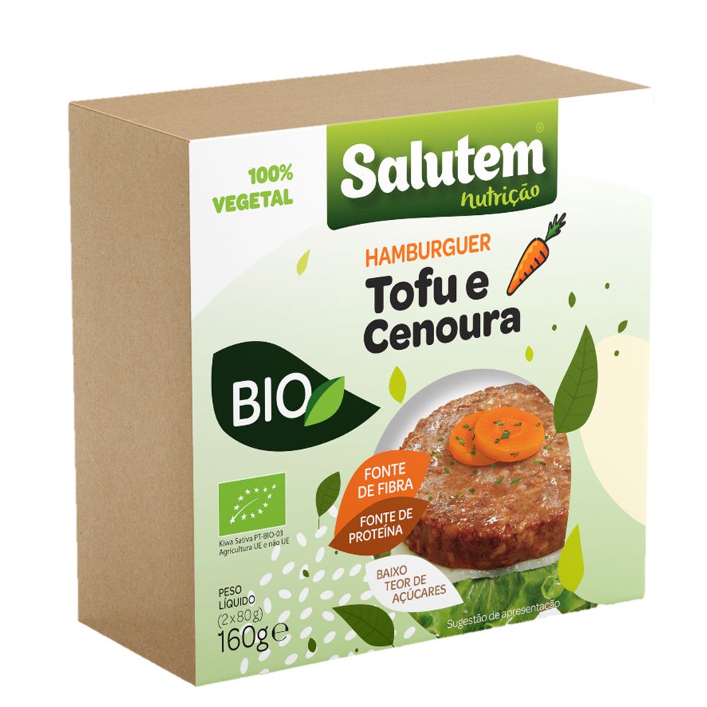  - Salutem Organic Tofu Carrot Burger 150g (1)