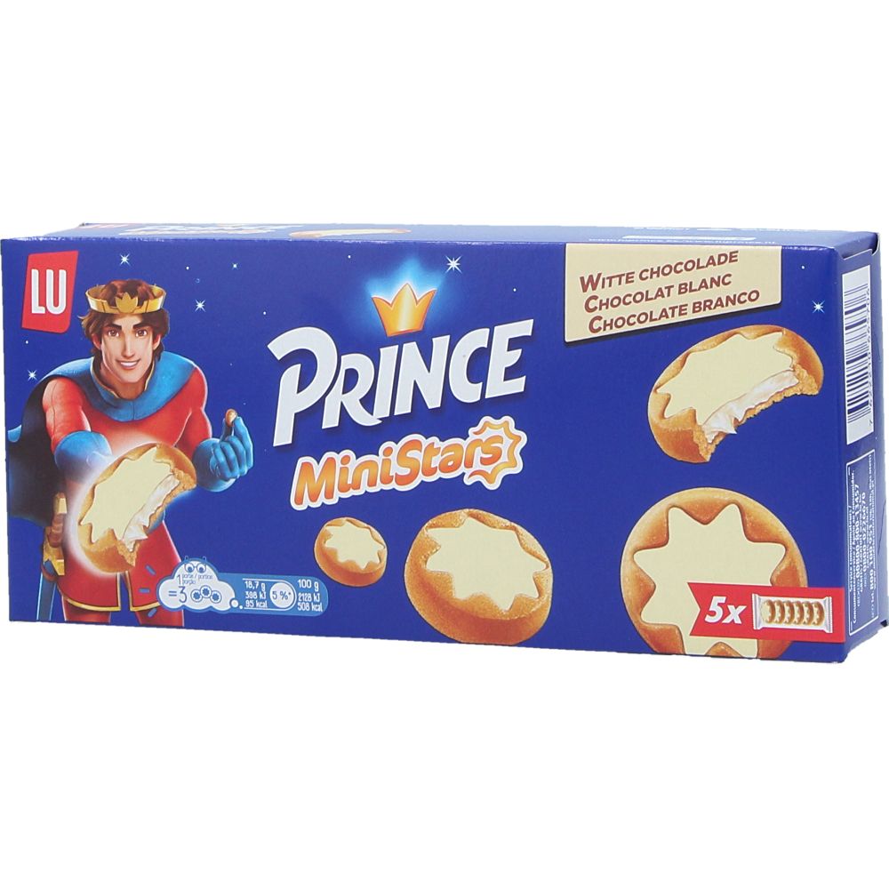  - Bolachas Mini Estrelas Chocolate Branco Prince 187.5g (1)