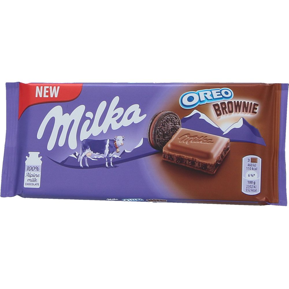 - Milka Oreo Brownie Chocolate Bar 100g (1)