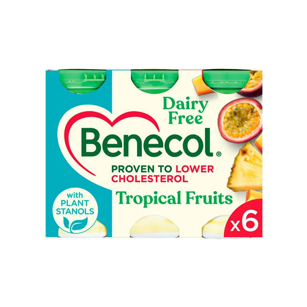  - Iogurte Líquido Benecol Tropical Sem Lactose 6x65.5g (1)