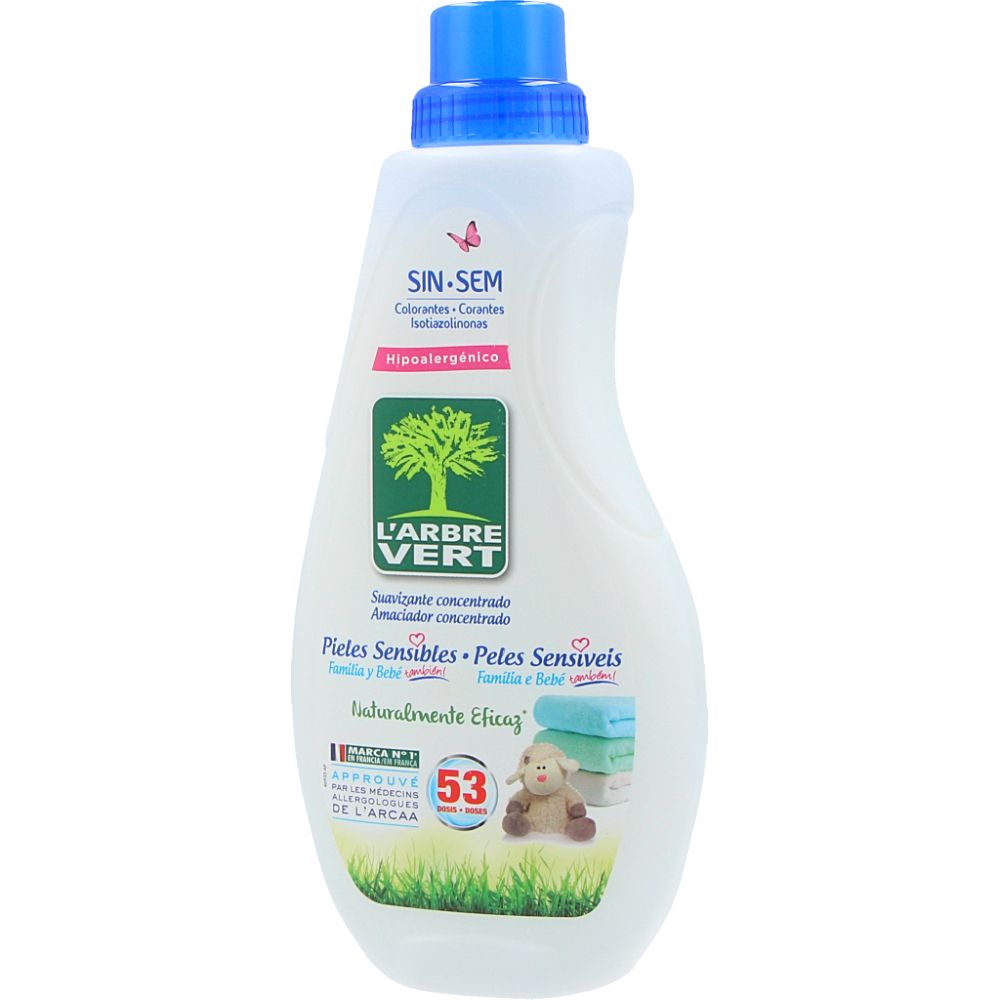  - L`Arbre Vert Sensitive Skin & Baby Fabric Softener 800 ml (1)