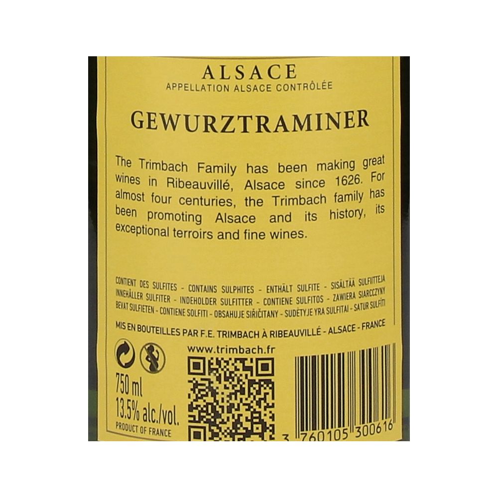  - Trimbach Gewurtztraminer White Wine 75cl (2)