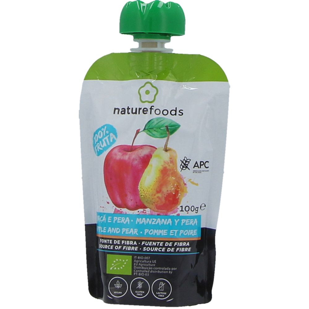  - NatureFoods Apple Pear Fruit Puree 100g (1)