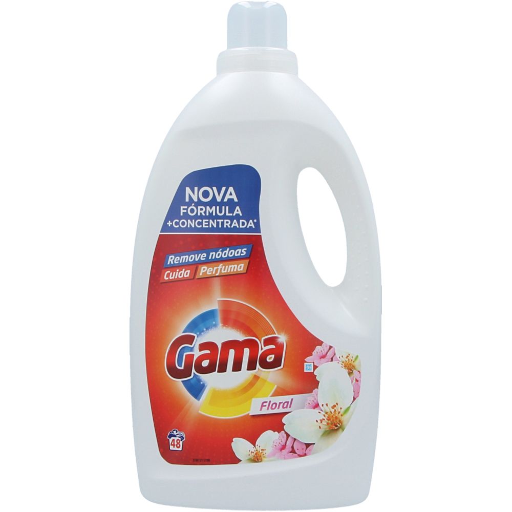  - Detergente Roupa Liquido Gama Floral 48D 2.4L (1)
