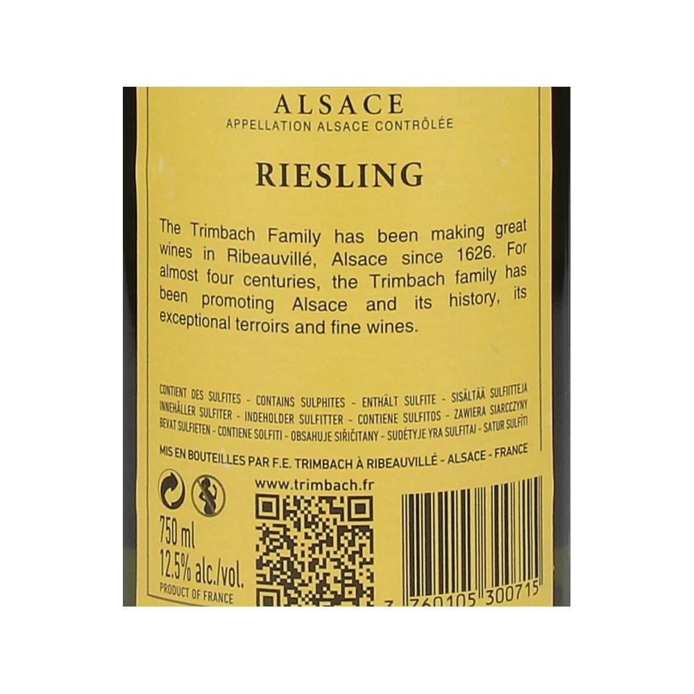  - Trimbach Riesling White Wine 75cl (2)