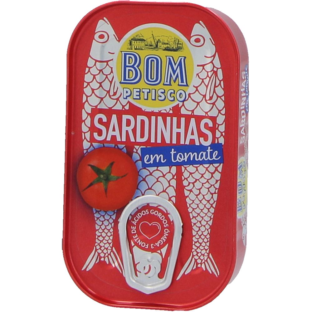  - Bom Petisco Whole Sardines in Tomato Sauce 120g (1)