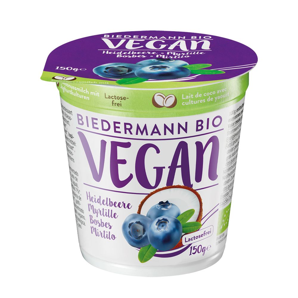  - Biedermann Organic Vegan Blueberry Dessert 150g (1)