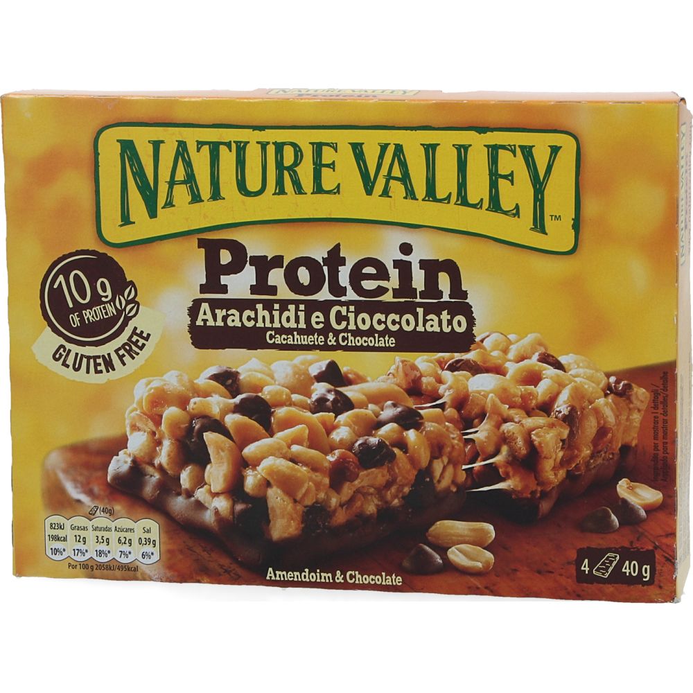  - Barra Cereais Nature Valley Amendoim & Chocolate 4Un= 160g (1)