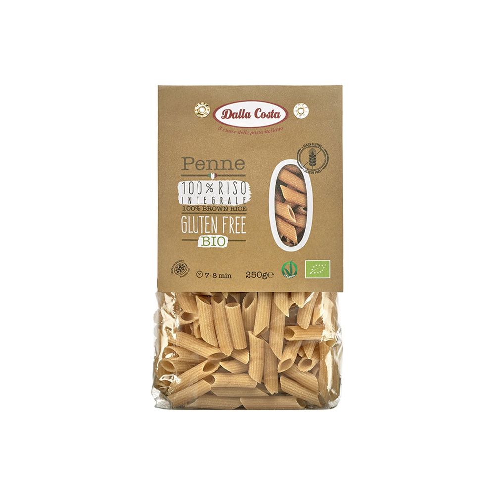  - Pasta D Costa Organic Penne Brown Rice Gluten Free 250g (1)
