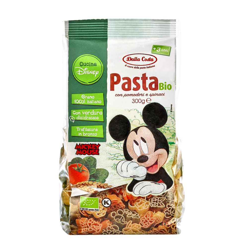  - Dalla Costa Organic Disney Mickey Pasta Shapes 300g (1)