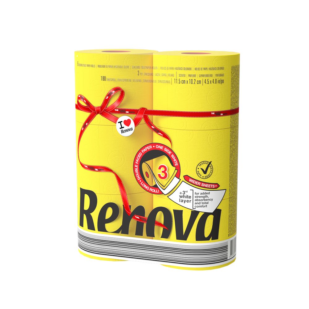  - Papel Higiénico Renova Red Label Amarelo 6Un (1)