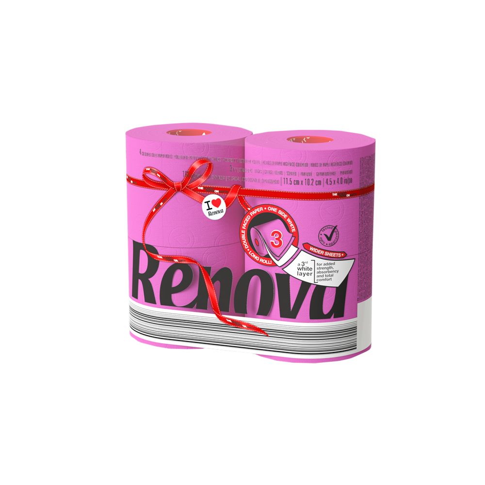  - Renova Red Label Fuchsia Toilet Paper 4 pc (1)