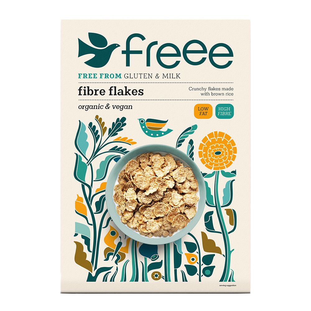  - Doves Farm Organic Gluten Free Fibre Flakes 375g (1)