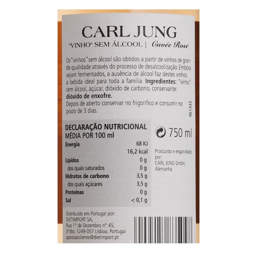  - Carl Jung Alcohol Free Rosé Wine 75cl (2)