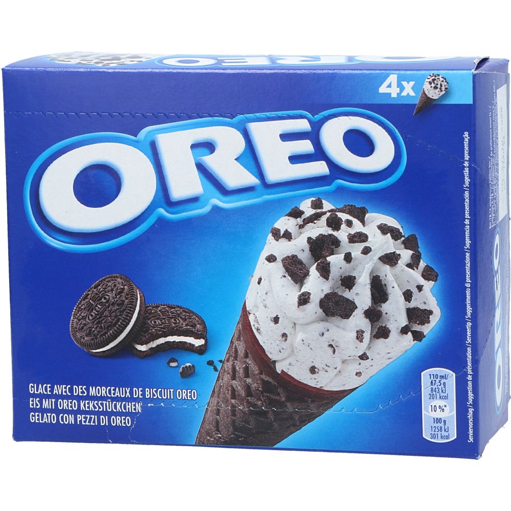  - Oreo Cookies Ice Cream Cones 4 x 110 ml (1)
