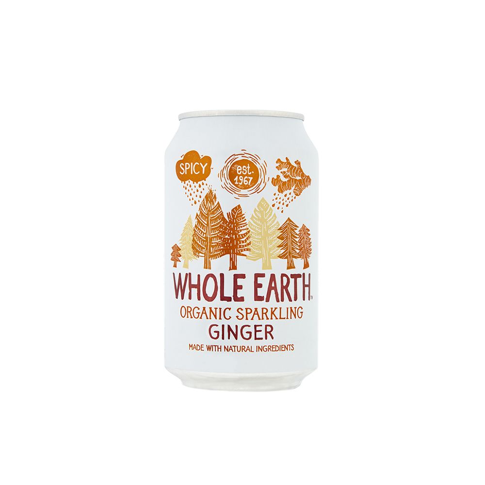 - Whole Earth Organic Sugar Free Sparkling Ginger Drink 33cl (1)