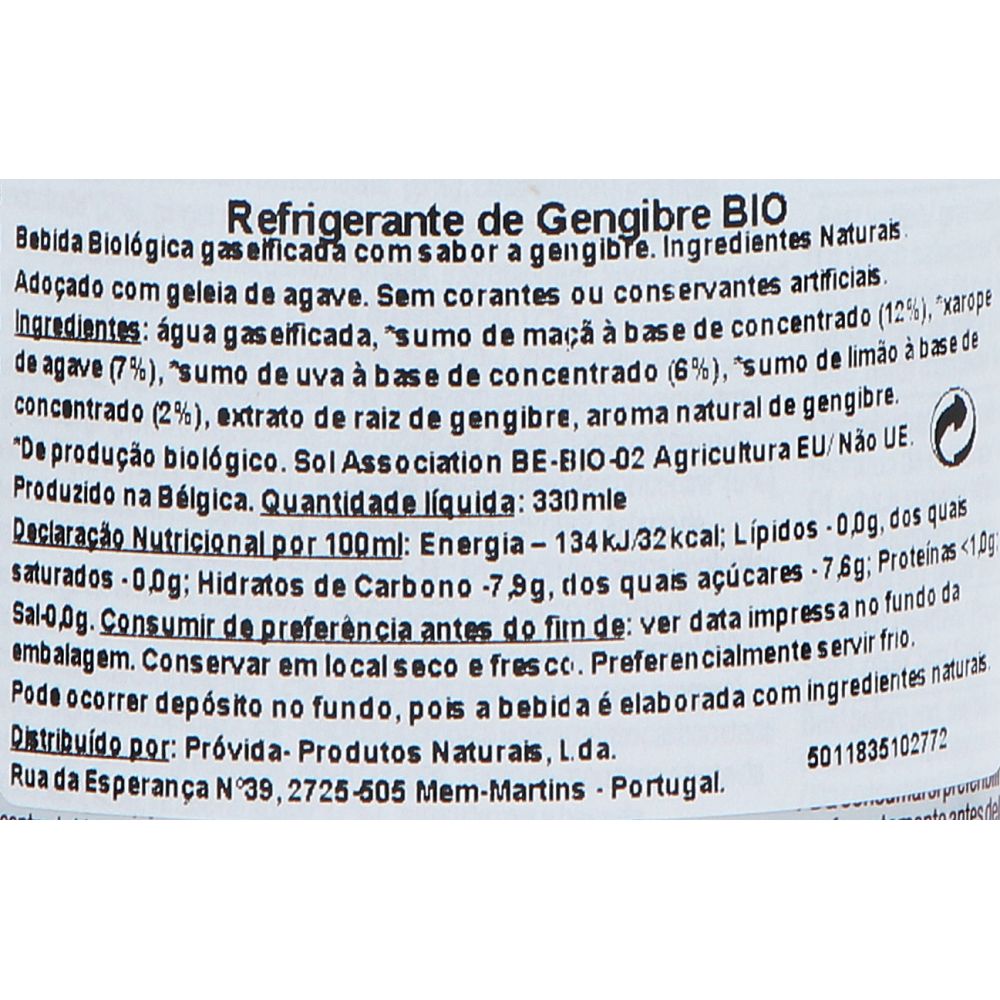  - Refrigerante Whole Earth Gengibre Bio Sem Açúcar 33cl (2)