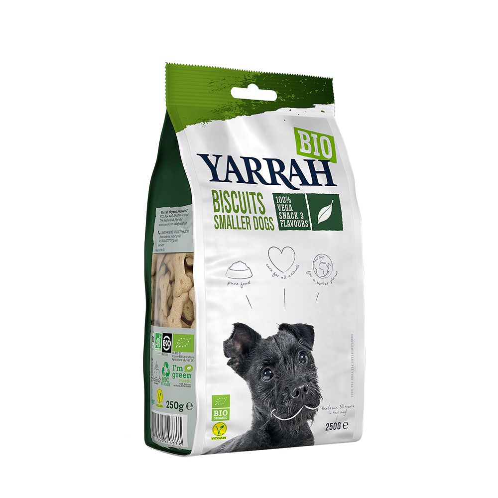 - Yarrah Organic Vegan Smaller Dog Snack 250g (1)