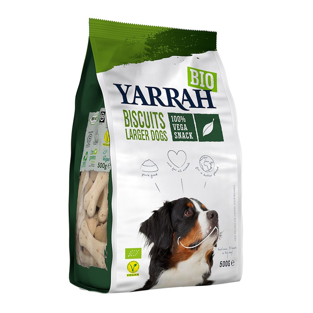  - Snack Cão Grande Yarrah Vegan Bio 500g (1)