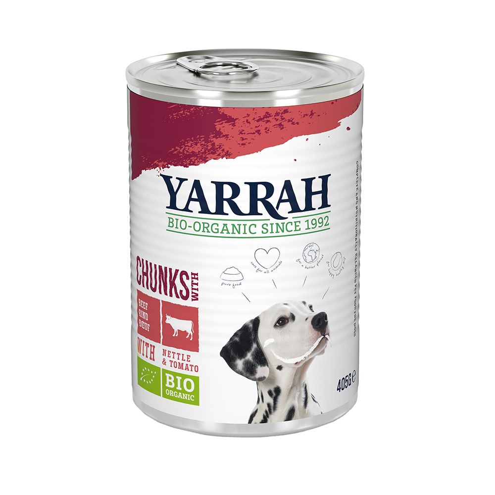  - Yarrah Organic Wet Dog Food Beef 405g
