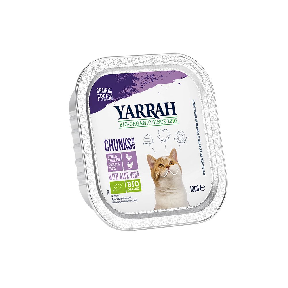  - Yarrah Organic Wet Cat Food Chicken & Turkey 100g (1)