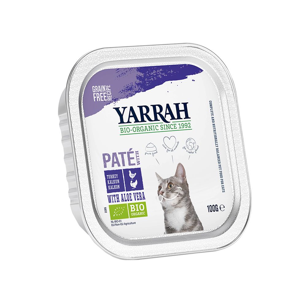  - Yarrah Dog Food Organic Chicken, Turkey & Aloe Vera Pate 100g (1)