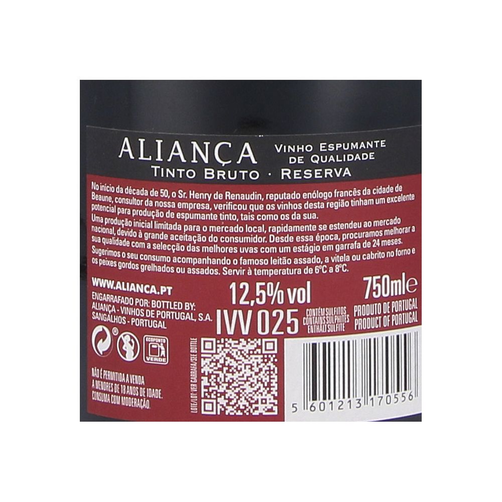  - Aliança Brut Red Sparkling Wine 75cl (2)