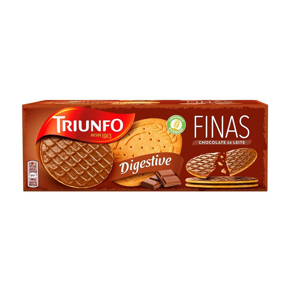  - Triunfo Milk Chocolate Digestive Thins 170g (1)