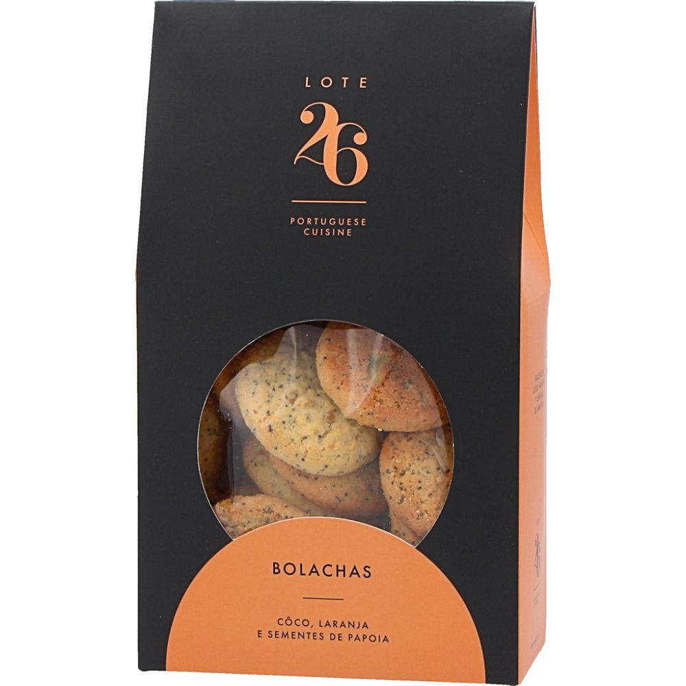 - Lote 26 Coconut, Orange & Poppy Seed Biscuits 200g (1)