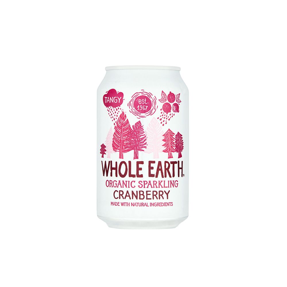  - Whole Earth Organic Sugar Free Sparkling Cranberry Drink 33cl (1)