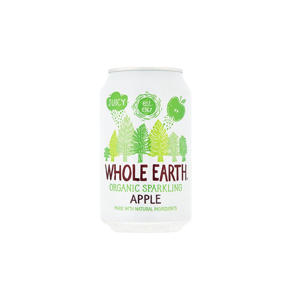 - Whole Earth Organic Sugar Free Sparkling Apple Drink 33cl (1)
