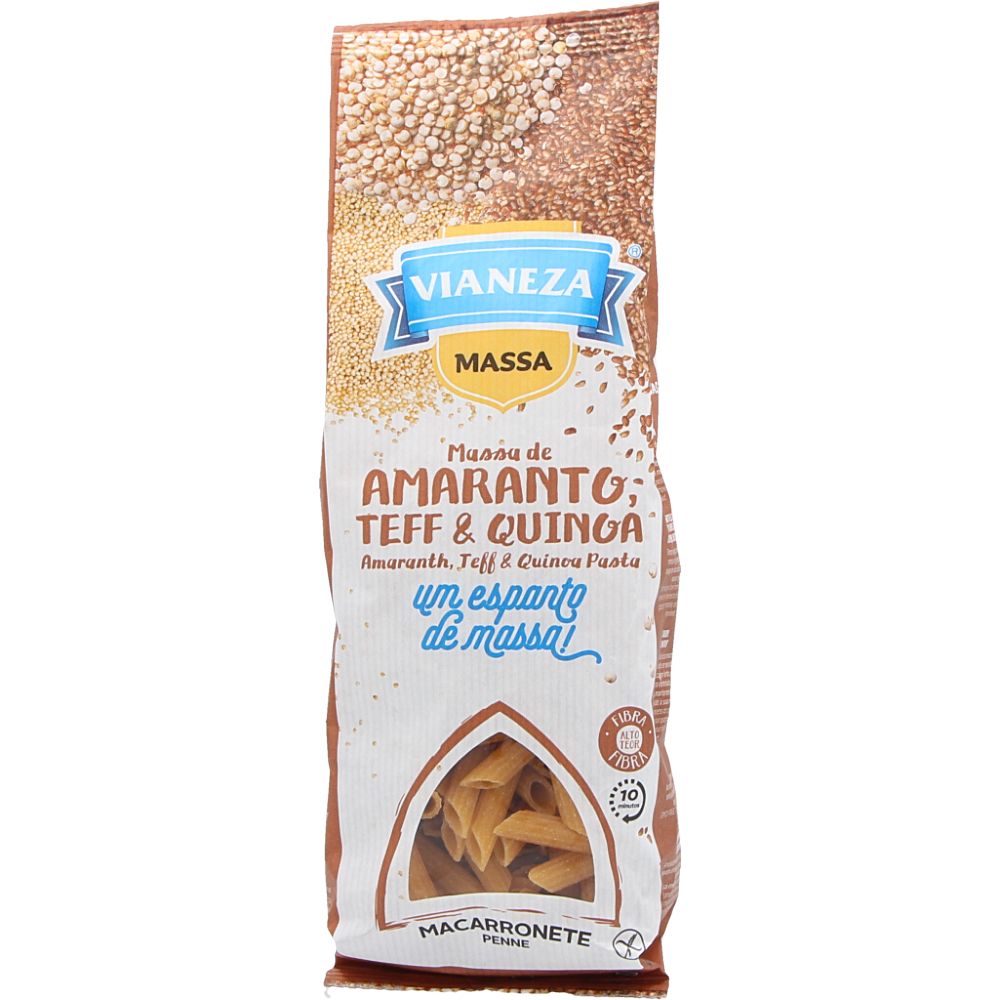  - Massa Amaranto, Teff & Quinoa Sem Glúten Vianeza 250g (1)