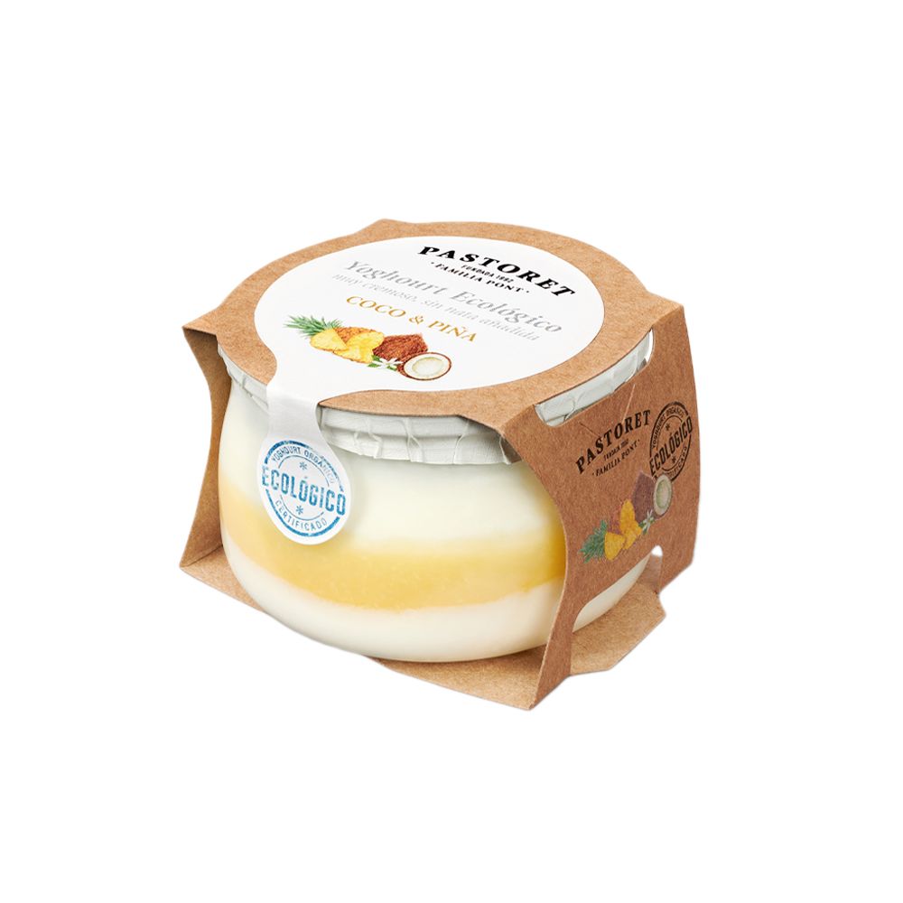  - Pastoret Organic Coconut & Pineapple Yoghurt 135g (1)
