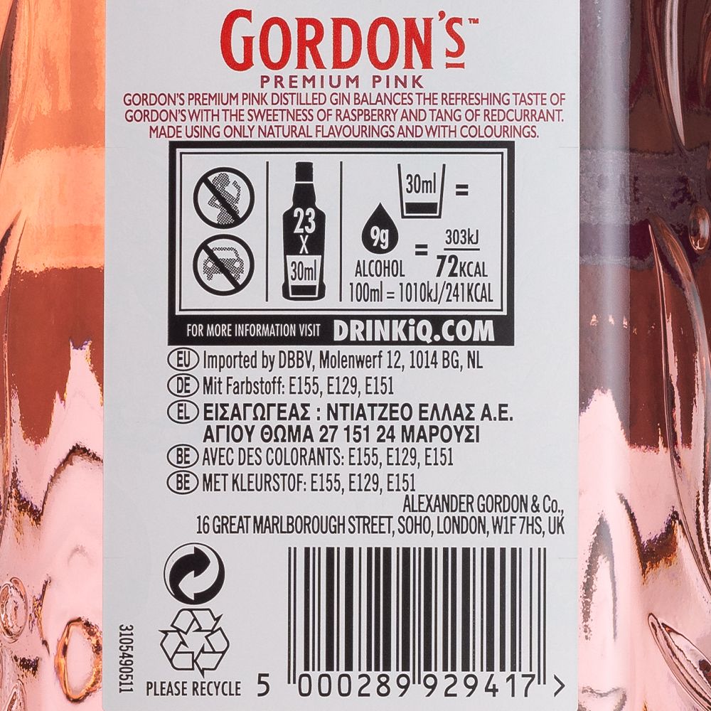  - Gin Gordons Pink 70cl (2)