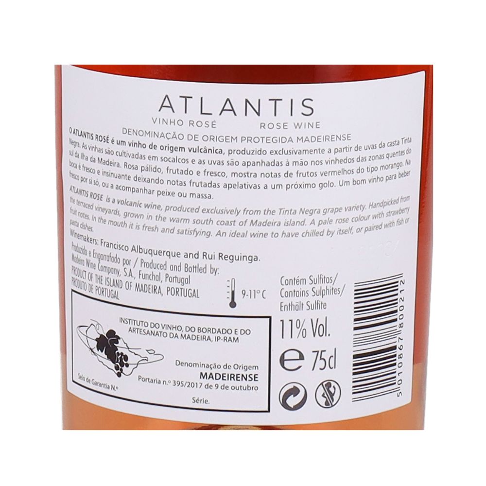  - Vinho Branco Atlantis Verdelho DOP Madeirense 75cl (2)