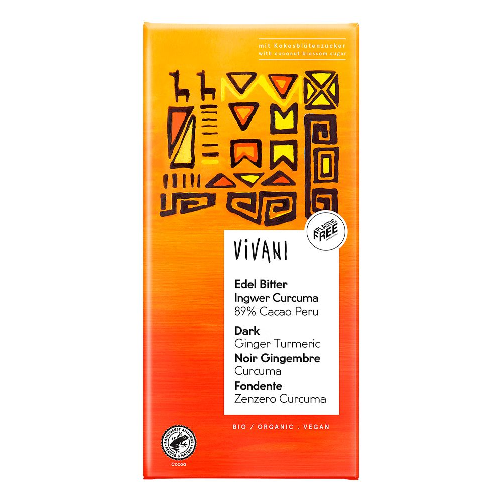  - Vivani Chocolate Curcuma Ginger 89% 80g (1)