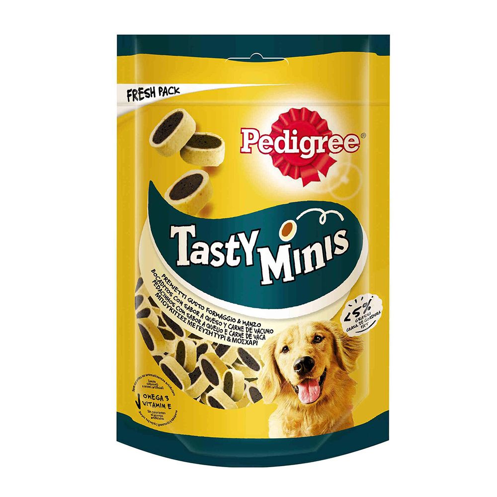  - Pedigree Dog Snack Tasty Bites Cheesy 140g (1)