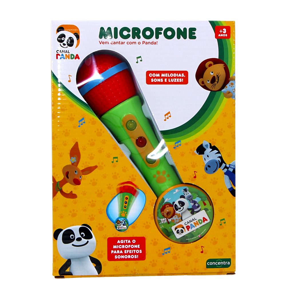  - Brinquedo Panda Microfone Portátil un (1)