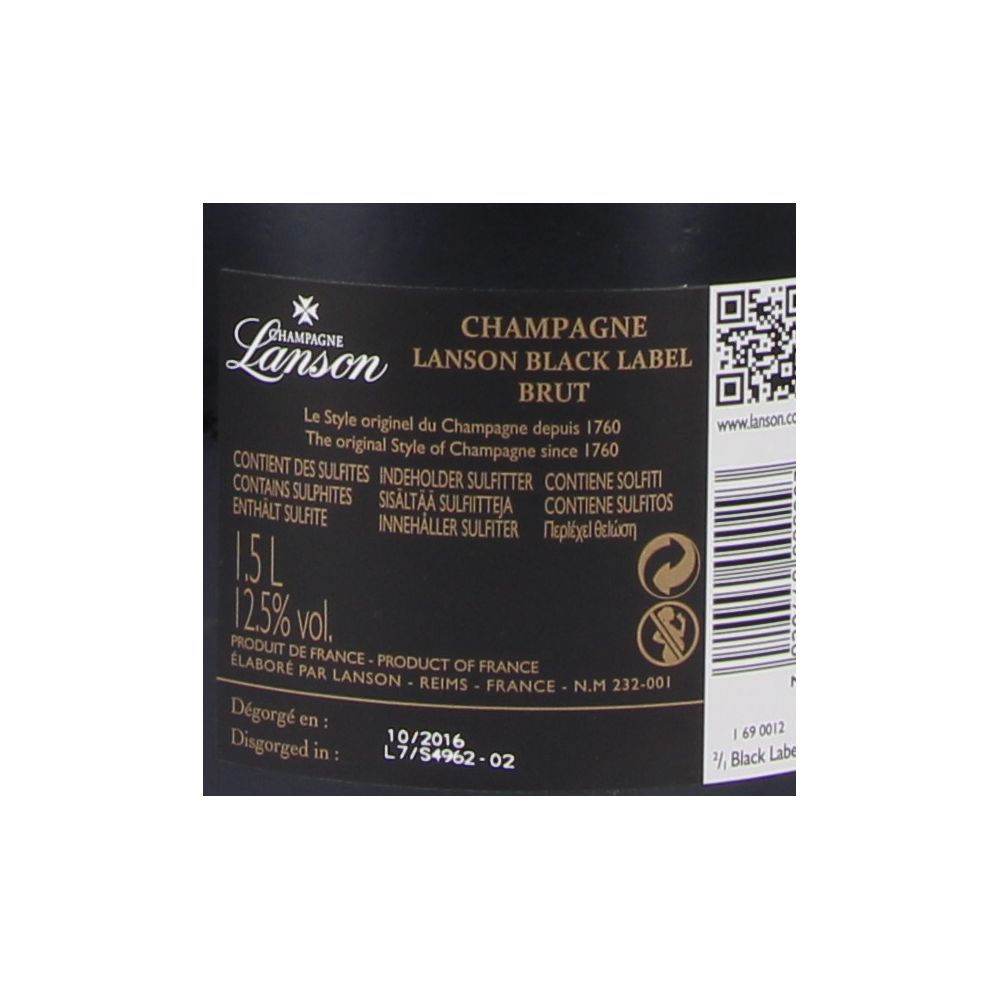  - Lanson Brut Champagne 1.5L (2)