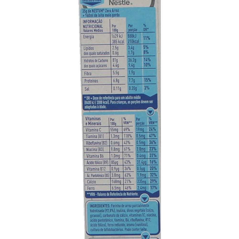  - Nestum Rice Porridge 0% Added Sugar 250g (2)