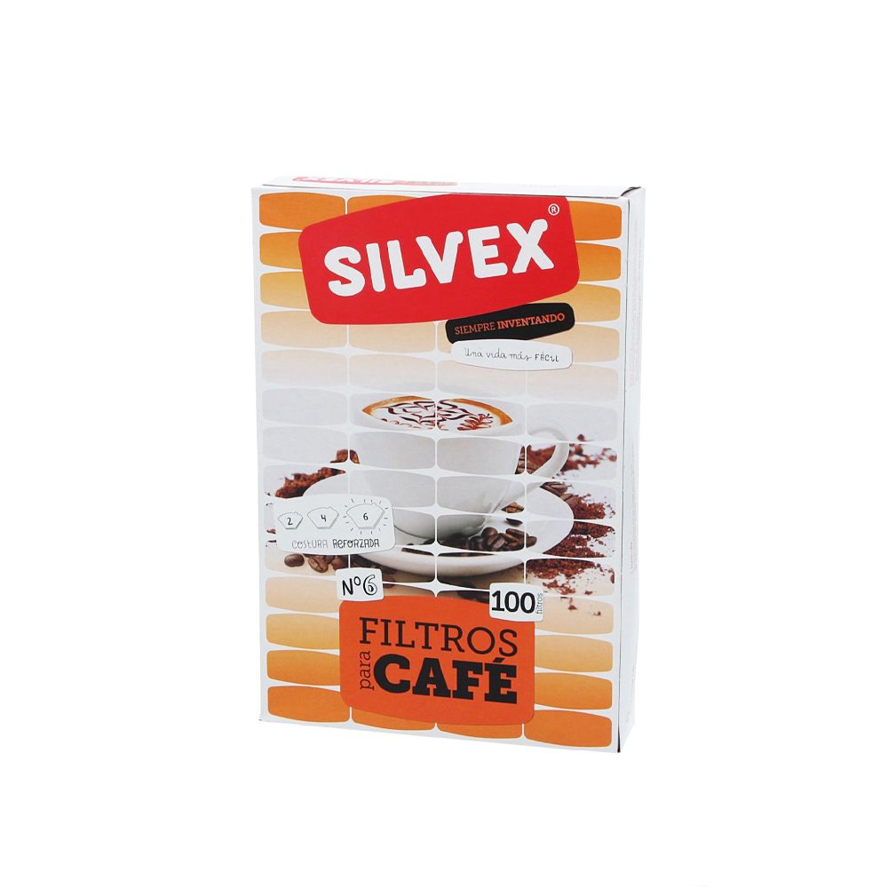  - Filtros Para Café N6 Silvex 100Un (1)