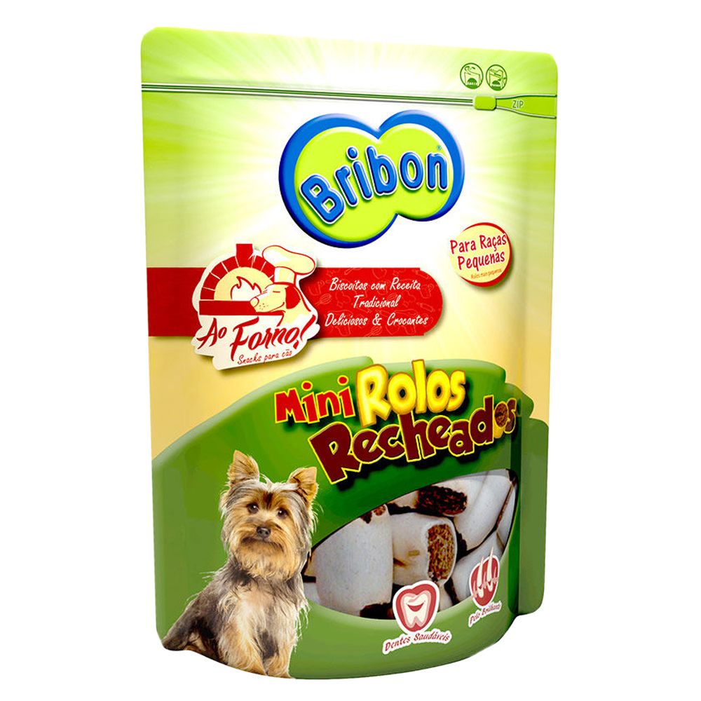  - Bribon Dog Snack Mini Stuffed Rolls 200g (1)