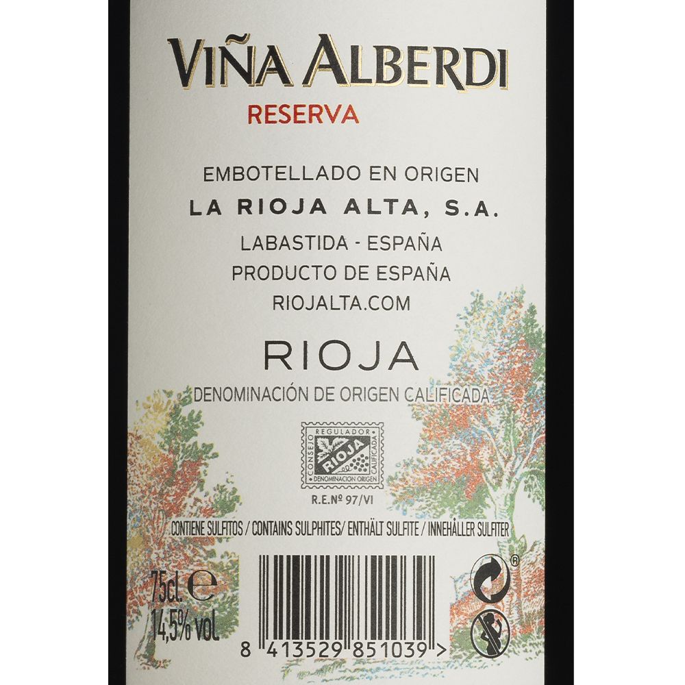  - Vinho Rioja Alta Viña Alberdi Tinto 14 75cl (2)