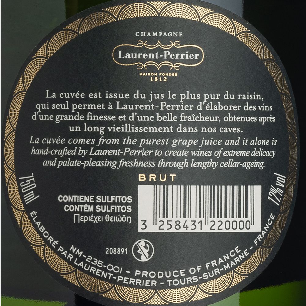  - Laurent-Perrier Brut Cuvée Champagne 75cl (2)