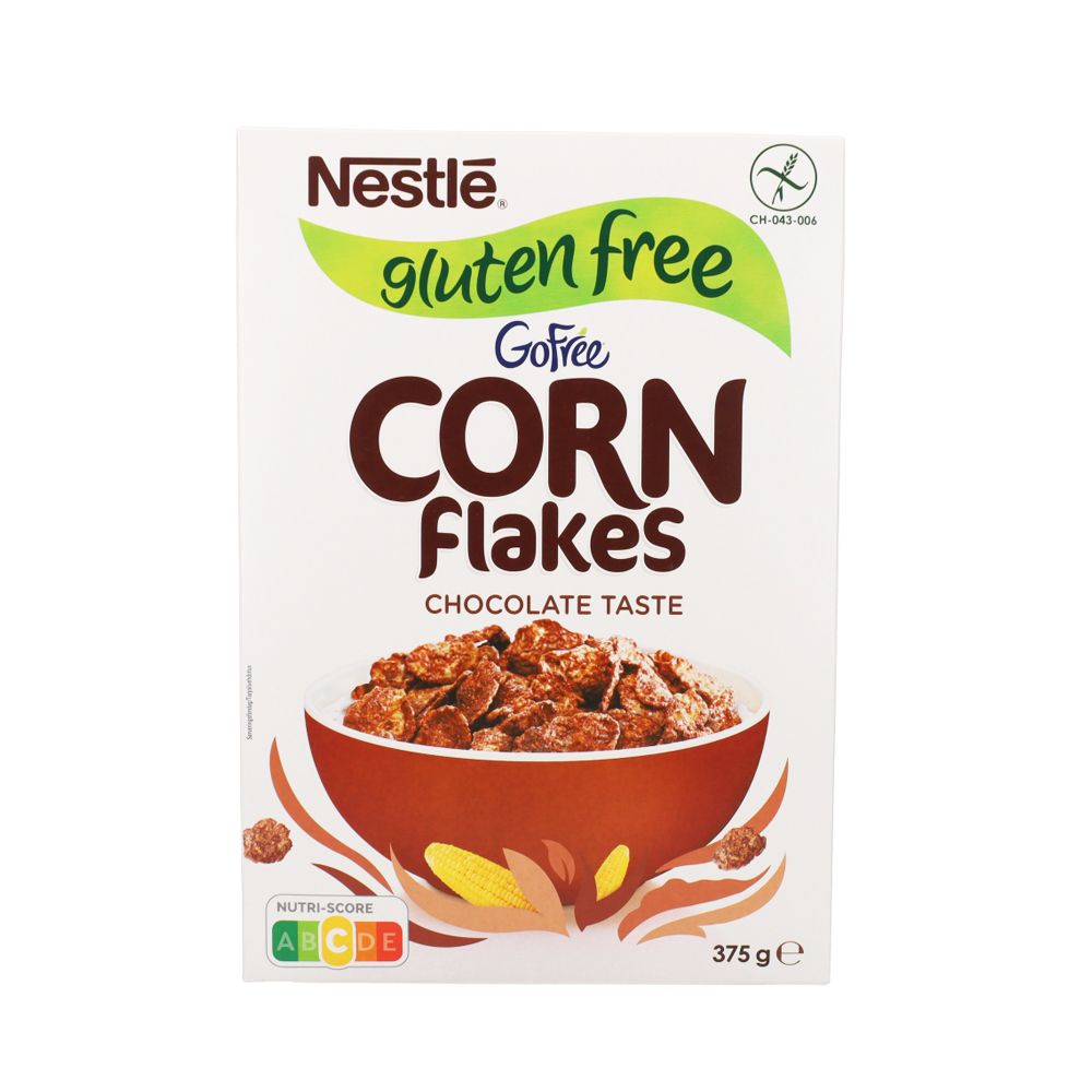  - Go Free Chocolate Gluten Free Corn Flakes Cereals 375g (1)