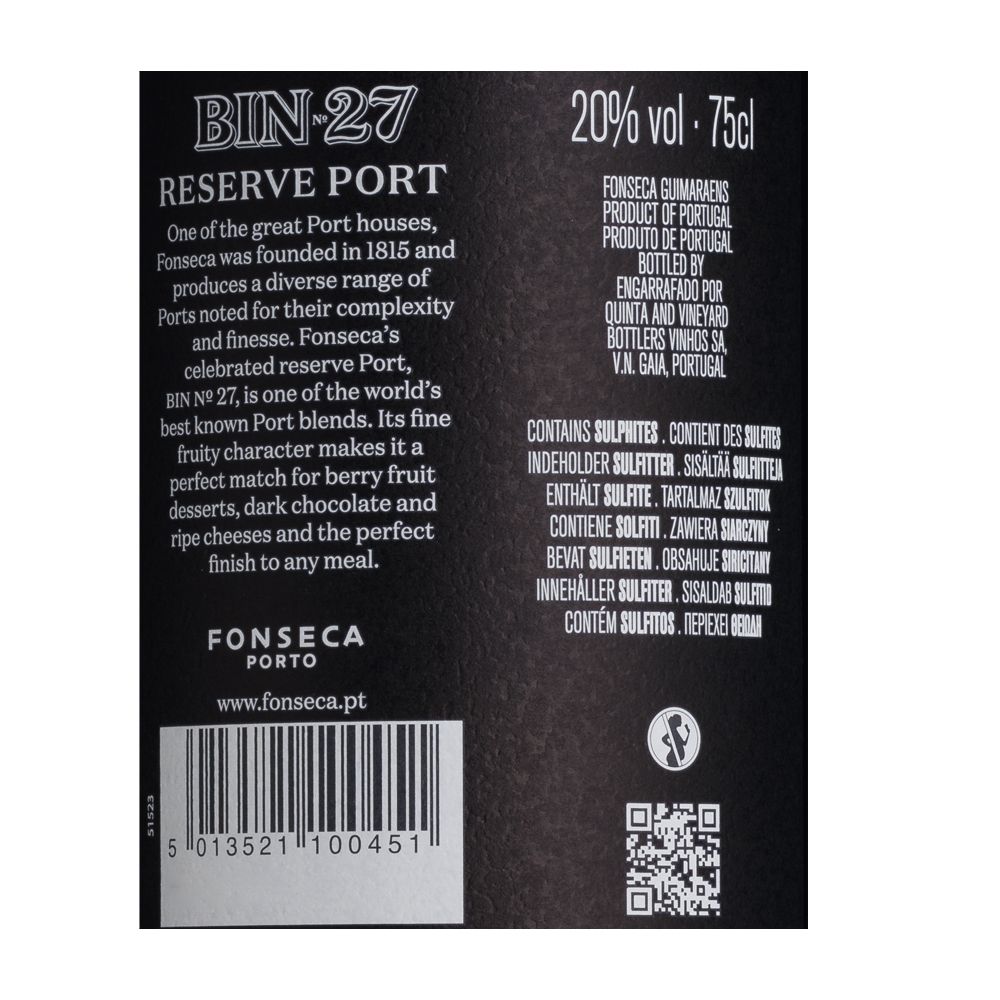  - Fonseca Port Wine Bin `27 37,5cl (3)