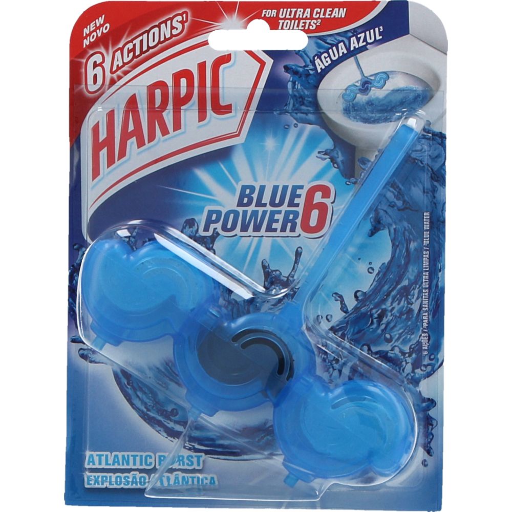  - Harpic Toilet Rim Block Blue Power 39g (1)